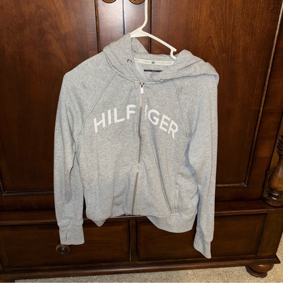 Tommy Hilfiger Jackets & Blazers - Tommy Hilfiger Sport Heather Gray Hoodie